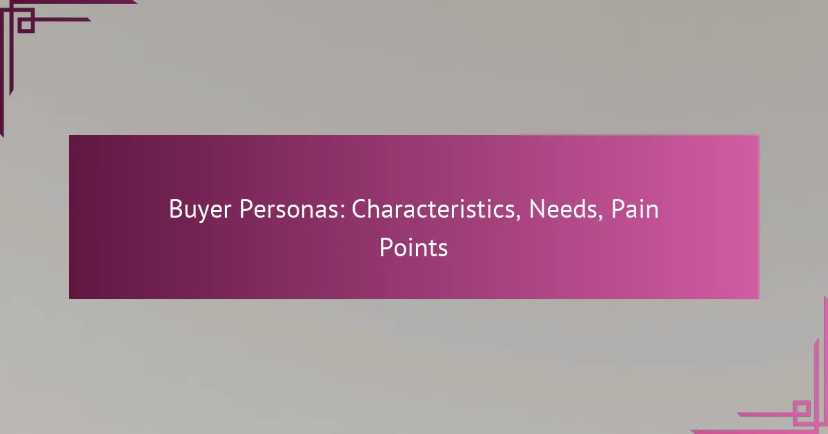Персонажі покупців: характеристики, потреби, болі